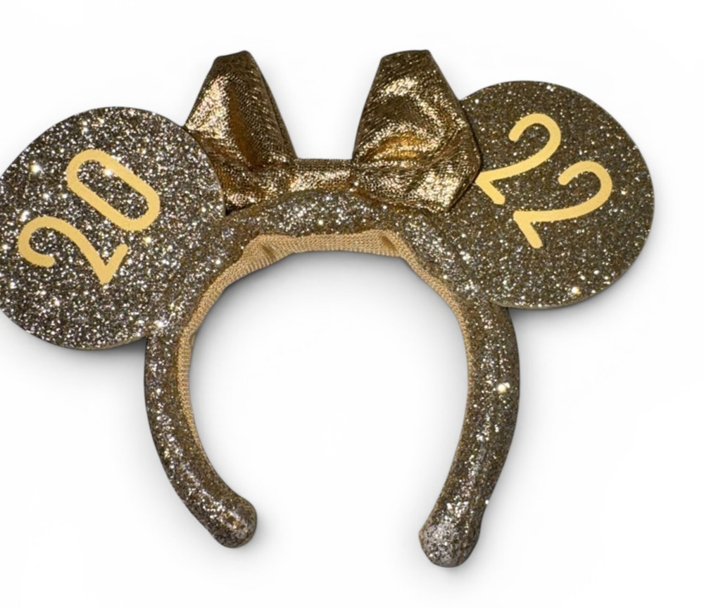 Disney nuiMOs 2022 Gold Minnie Ear Headband Accessory Disney Parks Plush